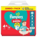Pampers Baby-Dry Nappy Pants Size 4+ Jumbo+ Pack (66 Piece)